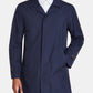 Tallia Men's Slim Fit Solid Packable Trench Coat Blue Size Size Large
