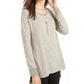 BCX Juniors' Shine Tunic Sweater With Necklace Black Size Small