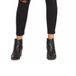 Hudson Jeans Women's Barbara High Waist Ripped Washed Black Skinny Jeans Black Size 31