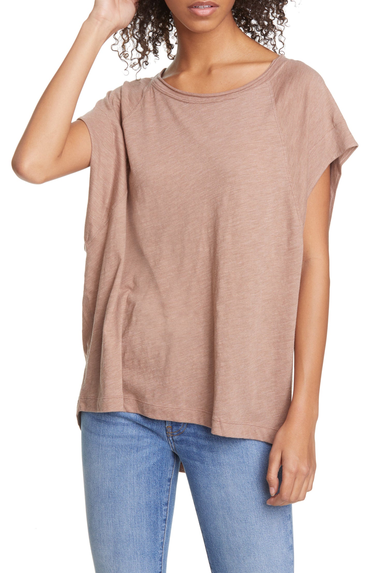 Free People Women's Halo Tee Brown Size Small