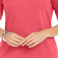 Karen Scott Women's Cotton Ring Top Orange Size Small