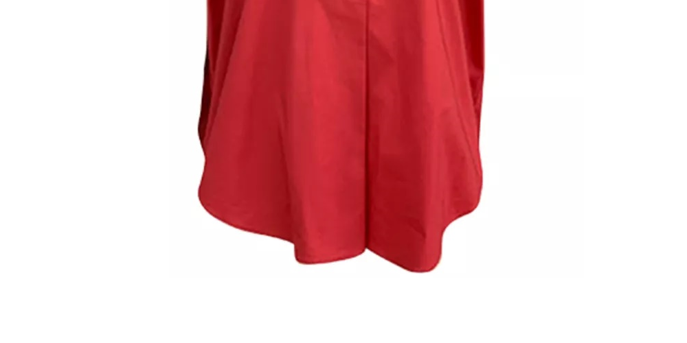 Alfani Women's Collared Sleeveless Blouse Red Size Large