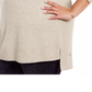 Style & Co Women's Plus Mixed Ribbed Turtleneck Tunic Sweater Gray Size 1X