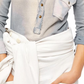 Free People Women's Gene Henley Shirt Navy Size Medium