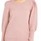 Alfani Women's Puff Sleeve Sweater Pink Size Small