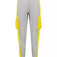 Escada Women's Cotton Cargo Jogger Pants Gray Size Large