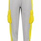 Escada Women's Cotton Cargo Jogger Pants Gray Size Large