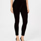 JM Collection  Women's Velvet Leggings Black Size Small