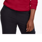 Karen Scott Women's Studded Mock Neck Sweater Red Size Medium