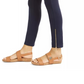 JM Collection  Women's Side Hem Zip Leggings Blue Size Small
