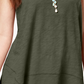 Style & Co Women's Swing Tank Top Green Size Petite S