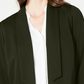 Alfani Women's Notch Collar Blazer Olive Green Size Petite L