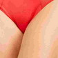DKNY Women's Satin Bikini Underwear Red Size S