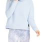 Calvin Klein Women's Performance Quilted Funnel Neck Top Gray Size X-Large
