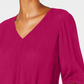 INC International Concepts Women's Gauze Tie Front Top Pink Size X-Small