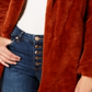 CoffeeShop Junior's Faux Fur Coat Orange Size Large
