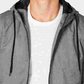 American Rag Men's Zip Front Hooded Jacket Black Size Small