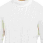 Tasso Elba Men's Cashmere Ribbed Trim Turtleneck Sweater Ivory Size Large