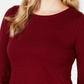 चार्टर क्लब वीमेन कॉटन लेस ट्रिम टॉप रेड साइज़ पेटीट मीडियम