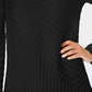 Charter Club Women's Mixed Stitch Mock Neck Sweater Black Size XX-Large