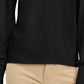 Style & Co Women's Pull Sleeve Blouson Sweater Black Size X-Large