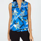 Alfani Women's Ombre Surplice Top Blue Size Petite Medium