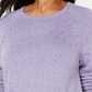 Karen Scott Women's Curved Hem Sweater Purple Size X-Small