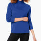Karen Scott Women's Turtleneck Sweater Blue Size Medium