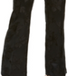 Alfani Women's Zippered Floral Flare Pants Black Size 4