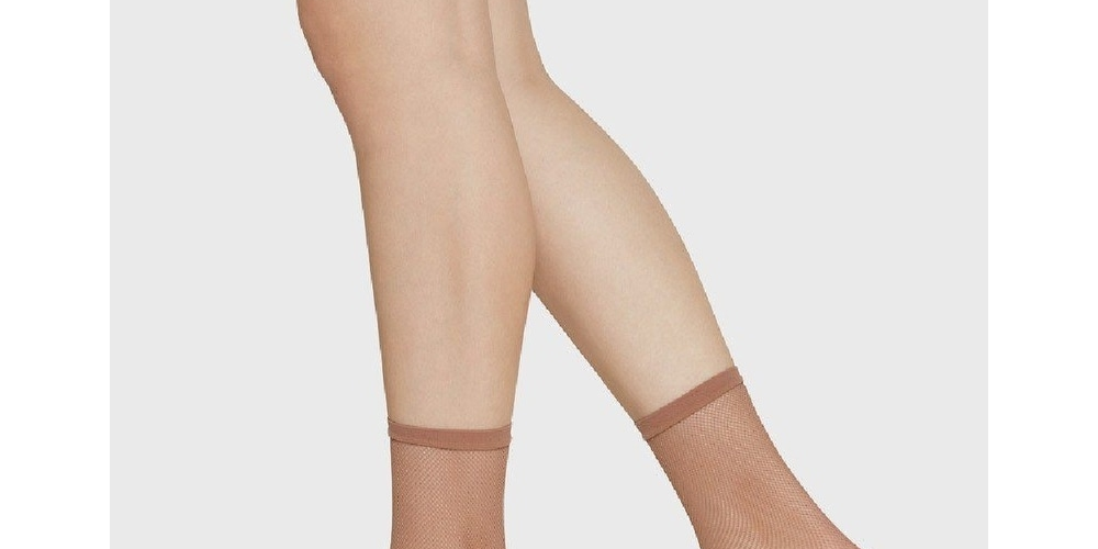 Swedish Stockings Women's Elvira Net Caramel Socks Brown One Size