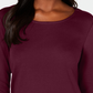 Karen Scott Women's Tulip Hem Top Red Size Medium