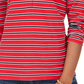 Tommy Hilfiger Women's Long Sleeve Polo Shirt Red Size Small