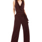 Alfani Women's Ruffled Jumpsuit Red Size Petite XL