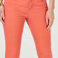 Charter Club Women's Bristol Skinny Ankle Jeans Orange Size 8