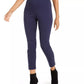 Thalia Sodi Women's Cropped Button Hem Pants Blue Size X-Small