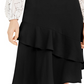 Alfani Women's Tiered Ruffled Skirt Black Size 8 Petite
