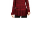 Style & Co Women's Ruffle Hem Tunic Sweater Red Size Petite L