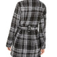 BCX Junior's Double Breasted Coat Black Size L
