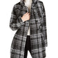 BCX Junior's Double Breasted Coat Black Size L