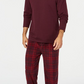 Club Room Men's Plaid Fleece Pajama Set Purple Size XX-Large