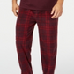 Club Room Men's Plaid Fleece Pajama Set Purple Size XX-Large