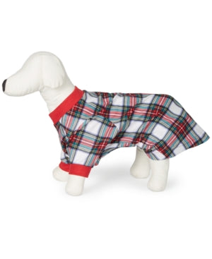 Family Pajama Matching Pet Stewart Plaid Family Pajamas Stewart Plaid stewart plaid White Size XX-Large