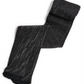INC International Concepts Women's Lurex Shine Tights Black Size XX-Small