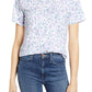 Lucky Brand Women's Tee Shirts Floral Tee White Size Medium