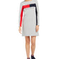 Tommy Hilfiger Women's Mini Logo T-Shirt Dress Gray Size X-Small