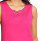 Karen Scott Women's Grommet Trim Tank Top Pink Size X-Small