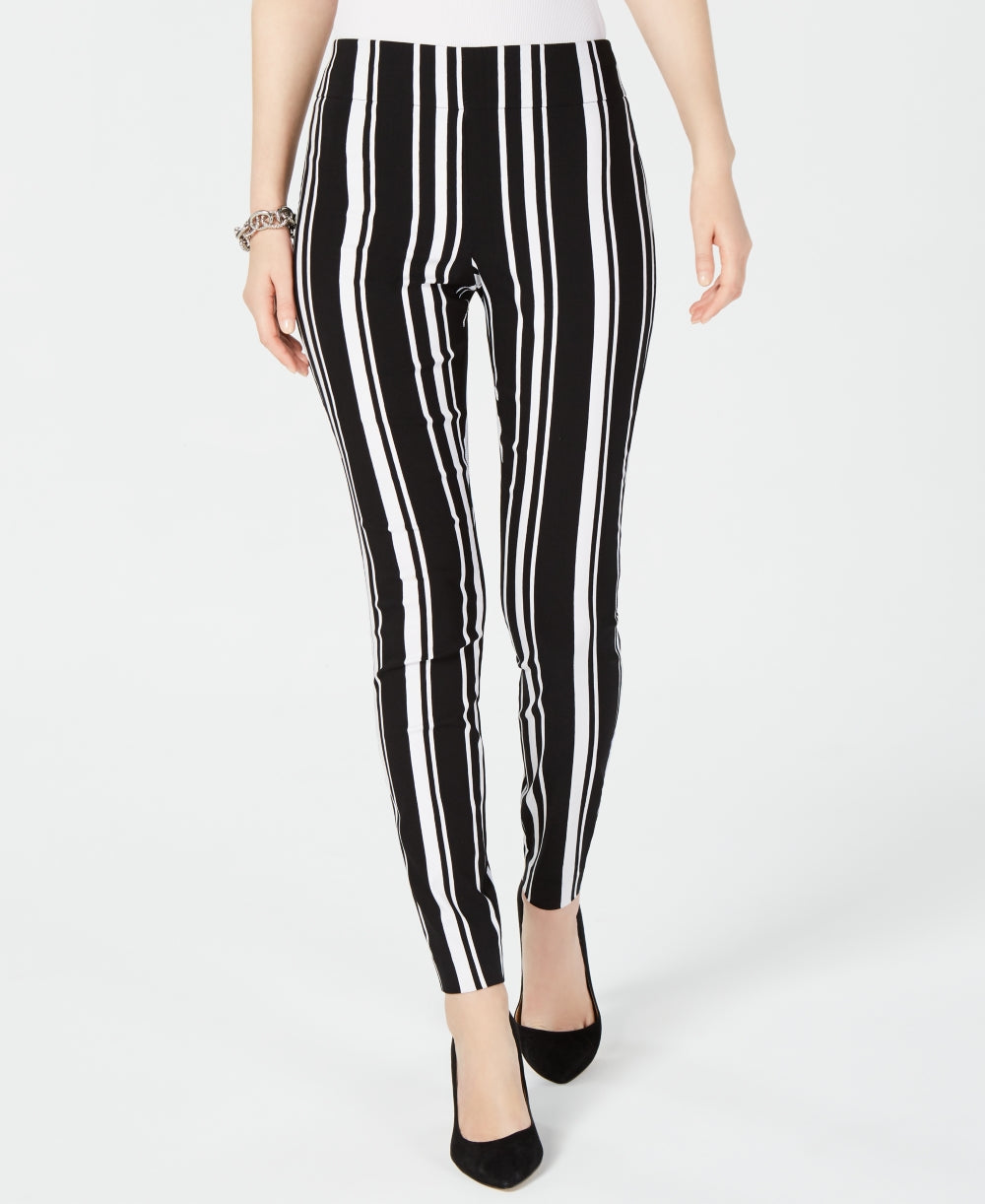 INC International Concepts Men's Pull On Striped Pants Black Size 2 Petite