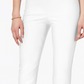 Charter Club Women's Chelsea Tummy Control Skinny Leg Ankle Pants White Size 8