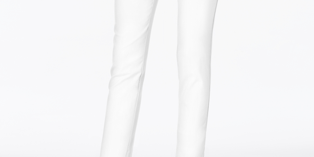 Charter Club Women's Chelsea Tummy Control Skinny Leg Ankle Pants White Size 8