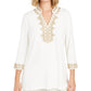 Charter Club Women's Lace Trim Tunic Top White Size XX-Large